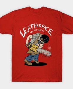 Leatherface vs Teenagers T-Shirt AZ27D