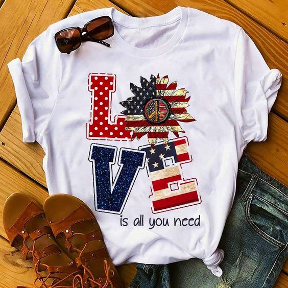 Love America Tshirt FD21D