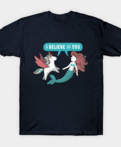 Mermaid Unicorn T-Shirt IK30D