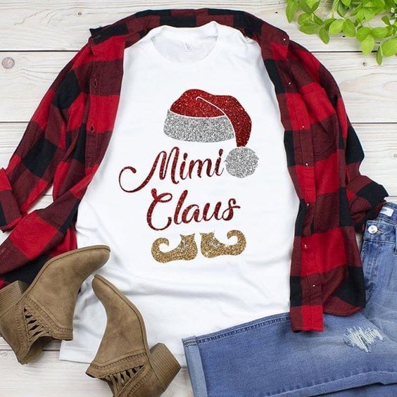 Mimi Claus Christmas Tshirt FD21D