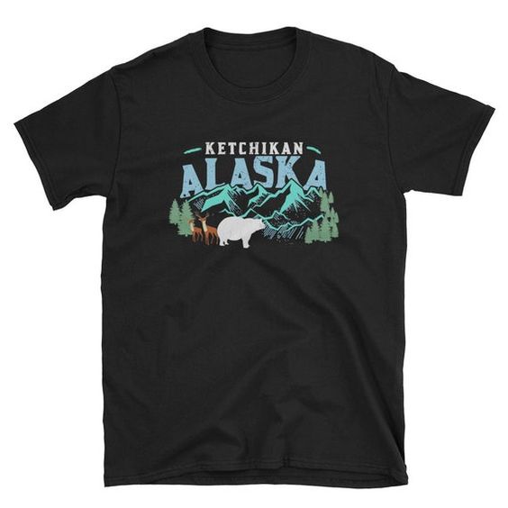 Mountain Town Alaska T Shirt SR23D