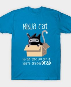 Ninja Cat T-Shirt ER30D