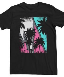 Palms Neon T Shirt SR23D