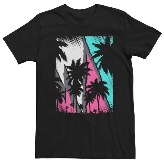 Palms Neon T Shirt SR23D