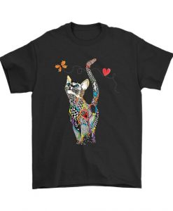 Rainbow Kitten Cat T-Shirt D4ER