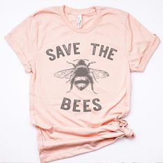 Save The Bees T Shirt SR5D