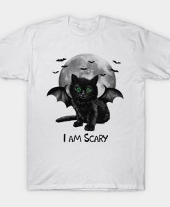 Scary Cat T-Shirt IK30D