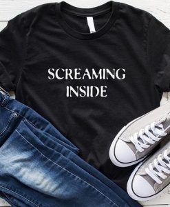 Screaming Inside Tshirt EL20D