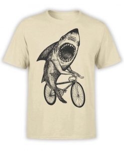 Shark on a Bicycle Tshirt FD21D
