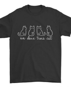 Un Deux Trois Cat T-Shirt D4ER