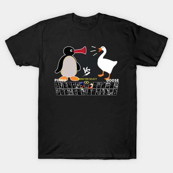 penguin vs goose T-Shirt HN26D