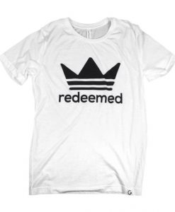 redeemed white t-shirt D9EV