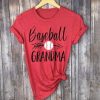 Baseball Grandma Tshirt EL27J0