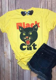 Black Cat Tshirt EL13J0