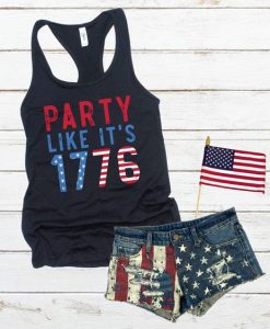Party 1776 July4th Tanktop ND27J0