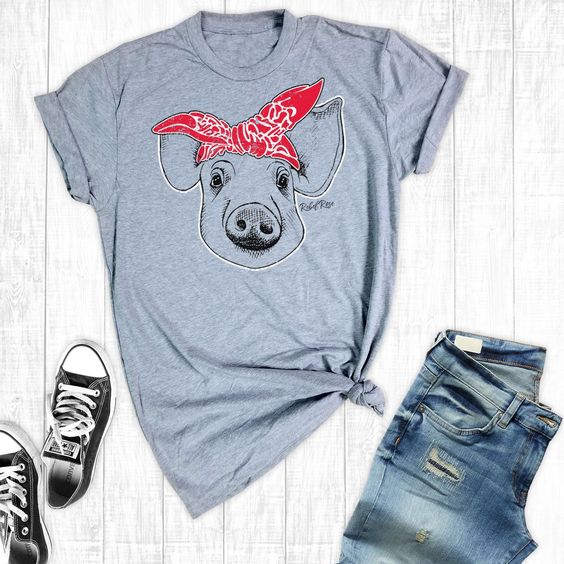 Pig Bandanna T-Shirt ND27J0