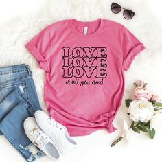 Pink Love Love Shirt FD29J0