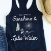 Sunshine & Lake Water Tank Top DL17J0