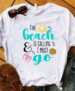 Graphic The Beach T Shirt SR22F0