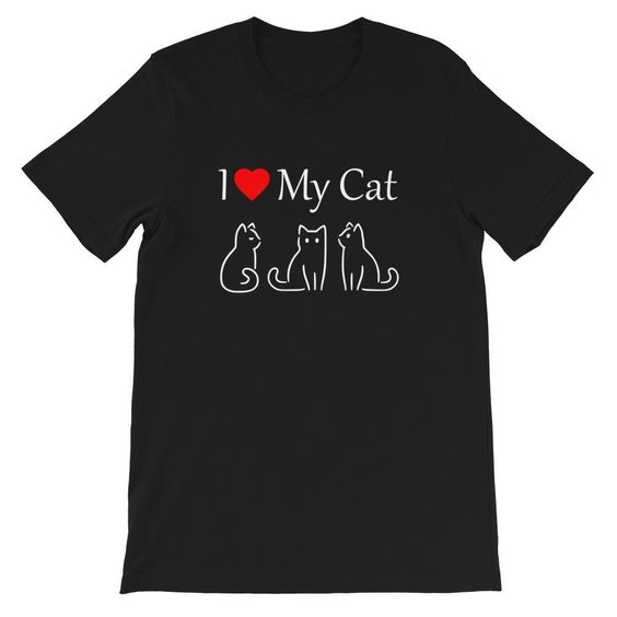 Love My Cat T-Shirt ND10F0