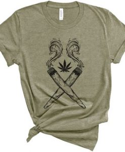 Marijuana Leaf Tshirt EL10F0