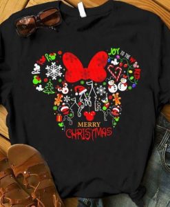 Mickey Head Christmas T Shirt SR22F0
