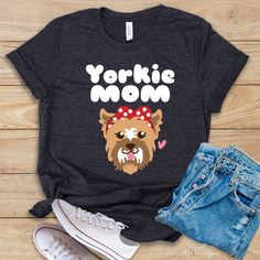 Yorkie Mom Tshirt EL10F0