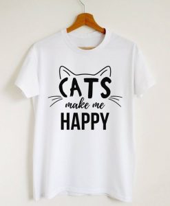 cats make me happy T Shirt SR22F0
