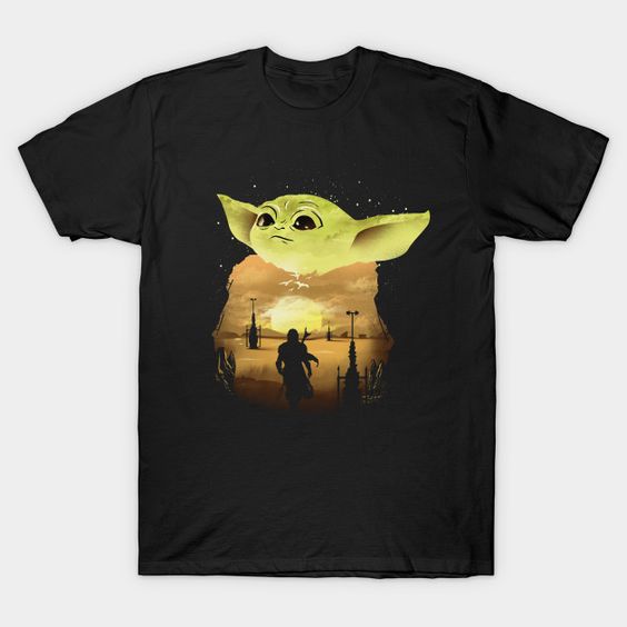 Baby Yoda Sunset T-Shirt AF30M0