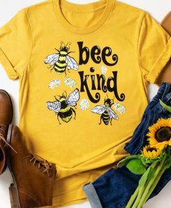 Bee Kind Floral T-shirt RF7M0