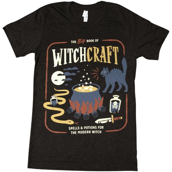 Book of Witchcraft T Shirt AF26M0