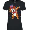 Dabbing English Bulldog 4th Of July T T Shirt AF23M0