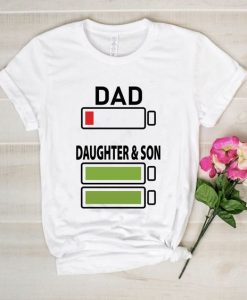 Dad Daughter and Son T Shirt SP29M0