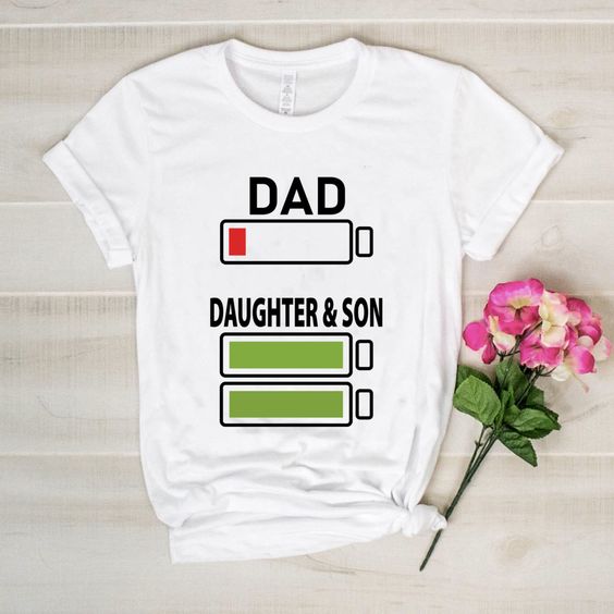 Dad Daughter and Son T Shirt SP29M0