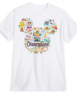 Disneyland Map T-Shirt FY2M0