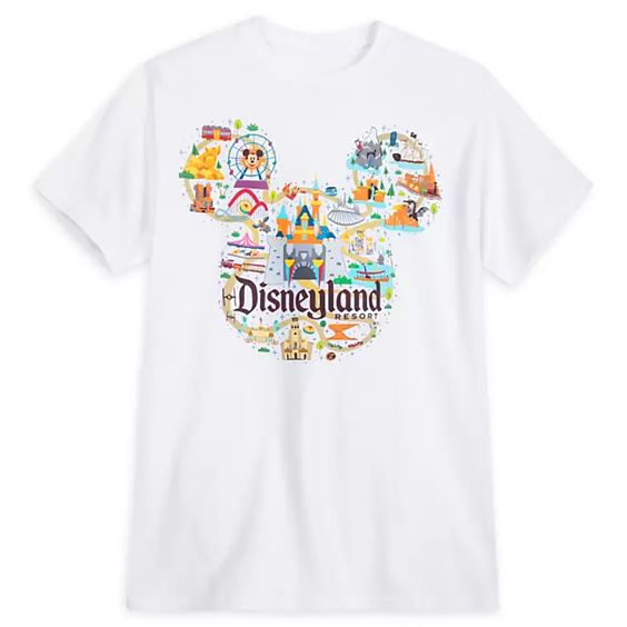 Disneyland Map T-Shirt FY2M0