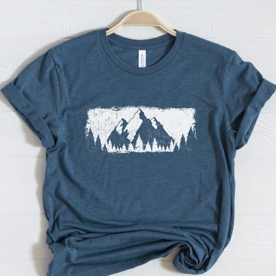 Distressed Mountain T-shirt FY2M0