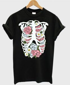 Floral Rib Cage T Shirt FY2M0