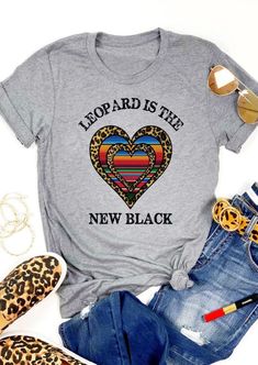Leopard Is The Love Tshirt AS16M0