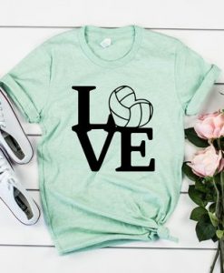 Love Volleyball shirt RF7M0