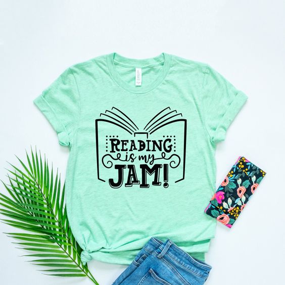 Reading is My jam T-shirt RF7M0