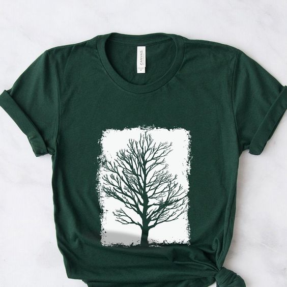 Winter Tree Silhouette T-shirt FY2M0