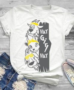 Hay Girl Goat Tshirt TY4AG0