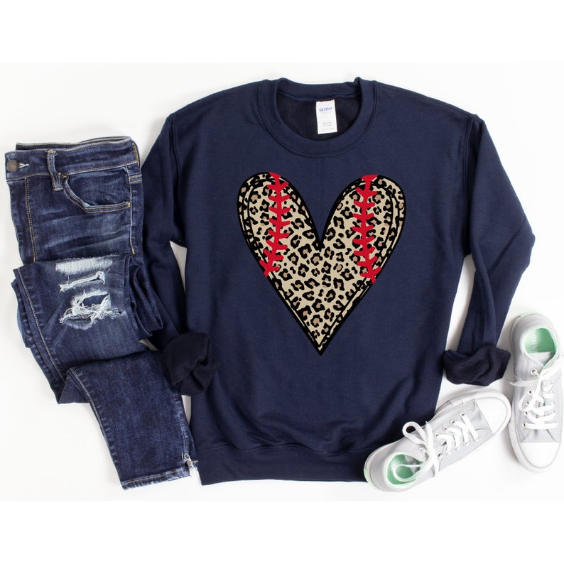 Leopard Heart Sweatshirt TK4S0