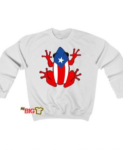 Puerto Rico Frog Sweatshirt SY27JN1