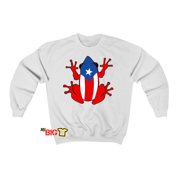 Puerto Rico Frog Sweatshirt SY27JN1