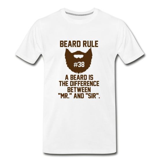 Beard Rule T-shirt SD25F1