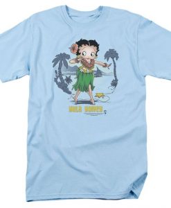 Betty Boop Hula Honey Tiki T-Shirt DA22F1