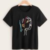 Face Abstract T-Shirt SR26F1