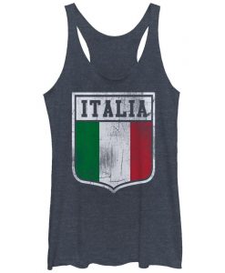 Italy Flag Crest Tank Top AL5F1